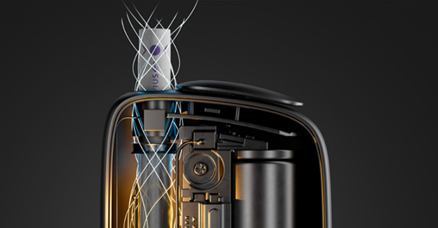 Device, pack of Mevius sticks